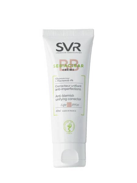 SVR Sebiaclear BB Cream Light SPF20<br>کرێمی روخسار بۆ پێستی چەور